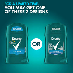 Emballage recyclable Degree Men Cool Rush, choix responsable.