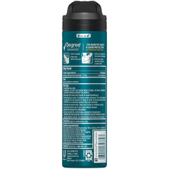 Degree Cool Rush: bouteille spray homme avec parfum arctique durable.