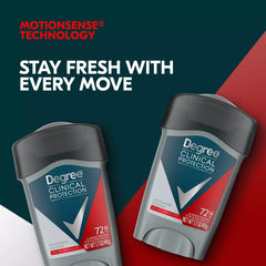 Degree Homme protection 72 heures contre la transpiration et les odeurs