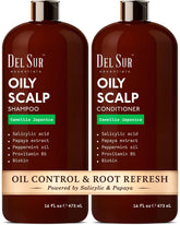 DEL SUR shampooing clarifiant en bouteille pour cuir chevelu équilibré