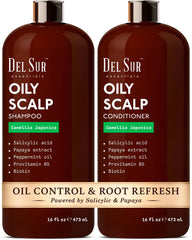 DEL SUR shampooing clarifiant en bouteille pour cuir chevelu équilibré