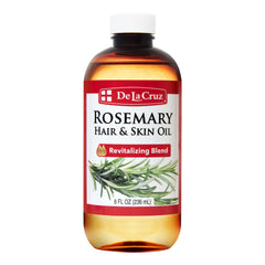 Delacruz huile romarin - bouteille: hydratation naturelle pour peau et cheveux.