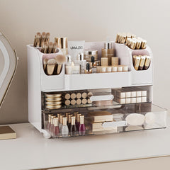 Delamu Organisateur Maquillage tiroirs grands offrent rangement spacieux