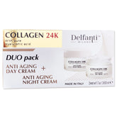 Delfanti-Milano Collagene 24K crème jour texture riche pour peau radieuse.