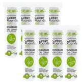 Disques coton DELON Premium 800 pour démaquillage en douceur.