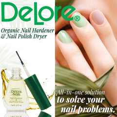 Delore Nails – application d’huile cuticulaire nourrissante.