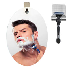 Miroir Deluxe anti-buée, grand écran, parfait pour le rasage dans la douche