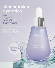 De:maf Panthenol 30% Wonder Drops Goutte – application douce et hydratante.