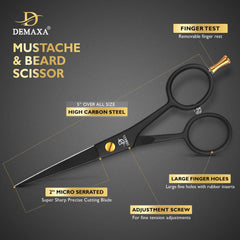 DEMAXA peigne barbe, outil pour démêler et styliser facilement.
