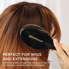 Denman brosse glisse sur les cheveux, brillance naturelle et conditionnement