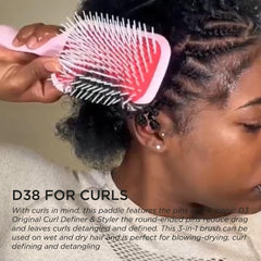 Denman D38 brosse-paddle large idéale pour cheveux épais.