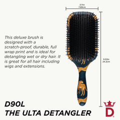 Denman Ultimate Démêlant, pics en nylon souples, démêle sans douleur.