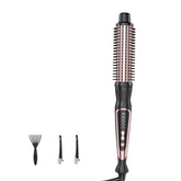 DENVEK brosse thermique 1,25 pouce rose doré, boucles volumineuses faciles.