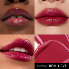 Depuplum oxblood application glissante pour une couleur intense et facile.