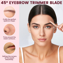Derloyo dermaplanage pour exfolier la peau en douceur et enlever le duvet léger.