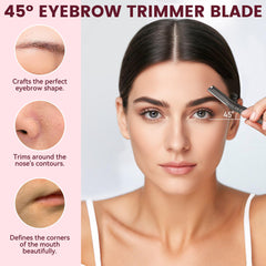 Ensemble derloyo rasoir 12 lames pour exfoliation et épilation ciblée.