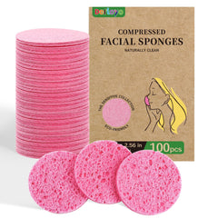 Éponge visage compressée Derloyo, nettoyage en profondeur sans irritations.