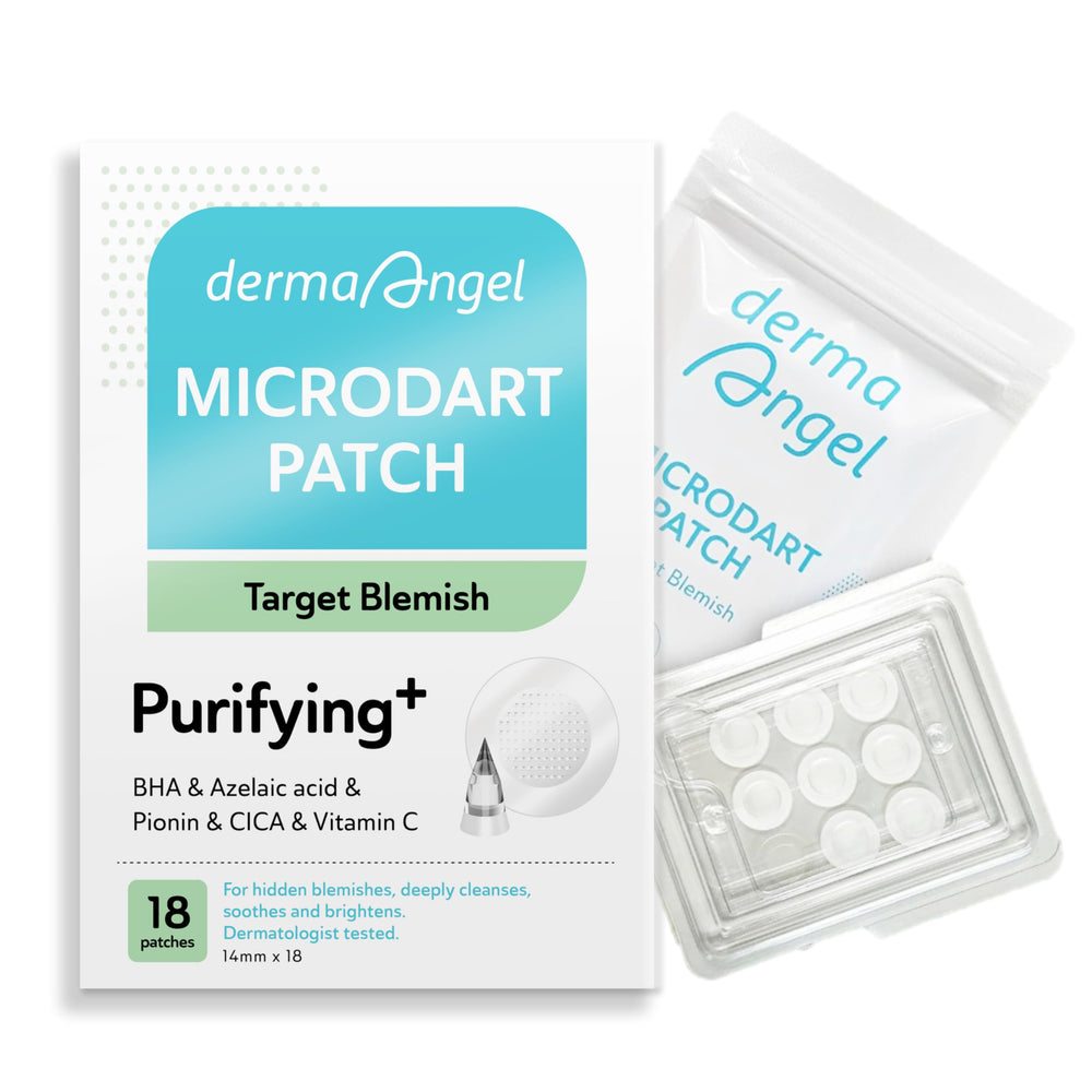 DERMA ANGEL Microdart patches target deep blemishes for discreet overnight care
