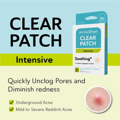 Pansement DERMA ANGEL bouton invisible visage, design discret et confortable.