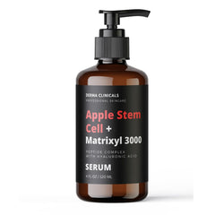 DERMA CLINICALS Sérum cellule souches de pomme: bouteille-pompe pour une application précise et hydratante.