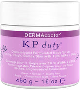 DERMAdoctor KP Bump Eraser, texture gommage-corps révélant peau plus lisse après usage