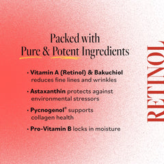 Astaxanthine antioxydant Derma E protégeant et éclaircissant la peau.