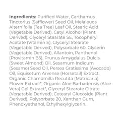 Ingrédients naturels et végan de Derma E, soin respectueux.