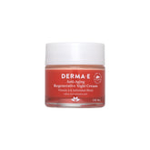 Derma E Crème Nuit Anti‑Âge Régénératrice, texture lisse et hydratante pour le visage.
