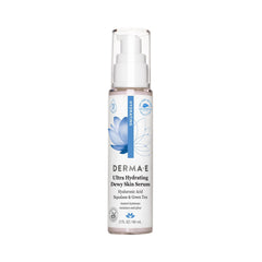 DERMA E – bouteille du sérum hydratant prête à hydrater durablement la peau