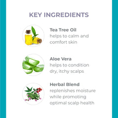 DERMA E Soin Relief Cuir Chevelu, gouttes appliquées, sensation fraîche.
