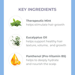 Mousse volumeuse du shampoing Derma E pour cheveux plus denses.