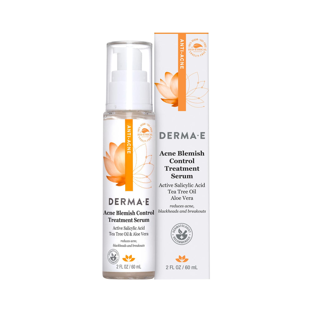 Derma E Acne Spot Treatment, sérum ciblant les points noirs et boutons pour une peau plus nette.