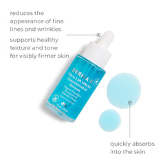 Application matin et soir du Derma E Ultra Lift sur le visage