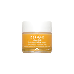 DERMA E Crème Nuit Vitamin C: bouteille 2oz prête pour l’hydratation nocturne