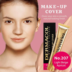 Protection SPF 30 étanche Dermacol 207, tenue durable en journée.