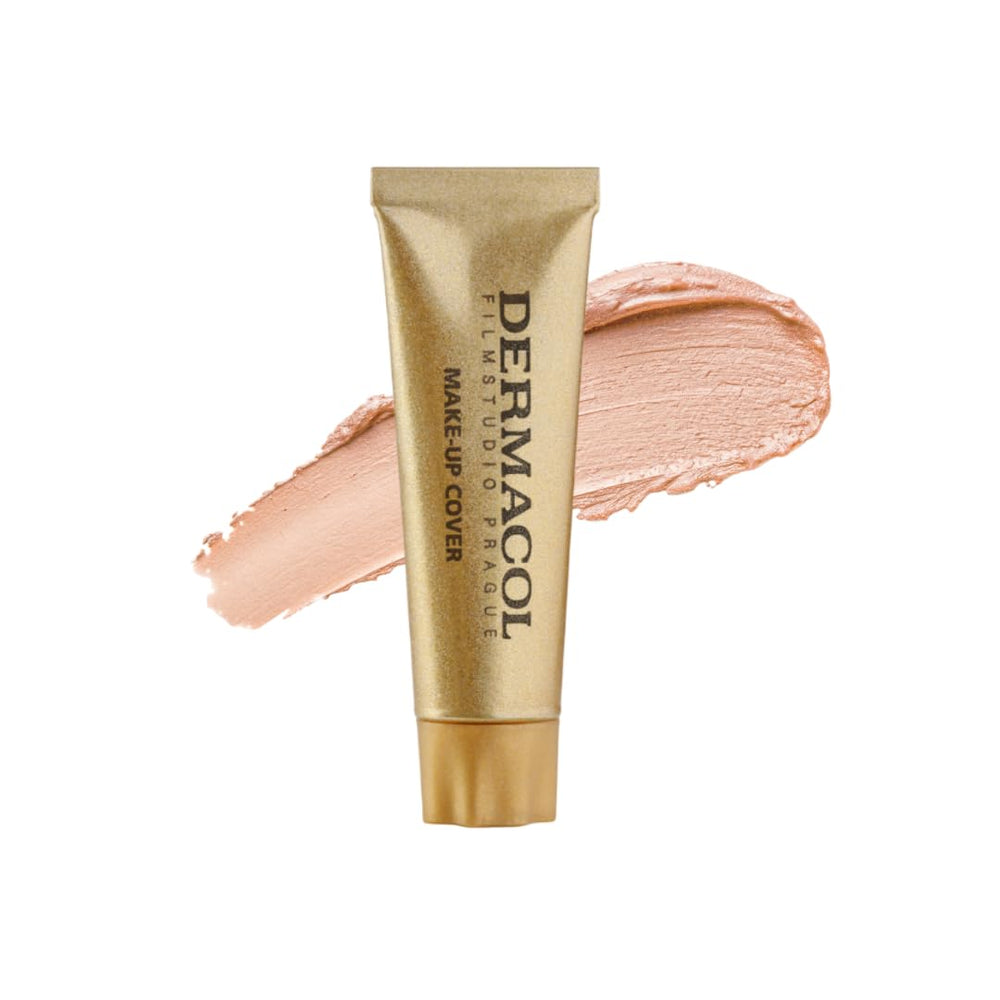 Dermacol Mini bouteille montrant une couverture extrême pour un teint uniforme.
