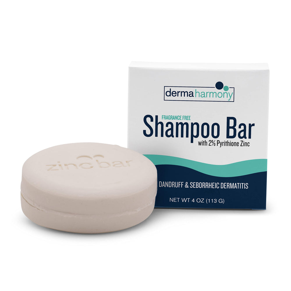 dermaharmony barre-shampoing 2% pyrithione de zinc pour pellicules, soin ciblé cuir chevelu