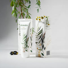 Crème Dermaka Arnica, texture non grasse, application douce.