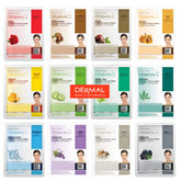 Dermal 12 masques collagene hydratants pour peau plus lisse