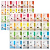 Dermal ensemble de masques visage 48 jours pour une routine durable et efficace