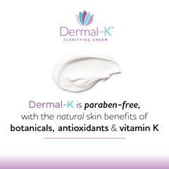 Dermal-K Crème Vitamine K – Application délicate autour des yeux.