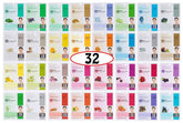 DERMAL Masque coréen au collagène – ensemble de 32 pour hydratation en profondeur
