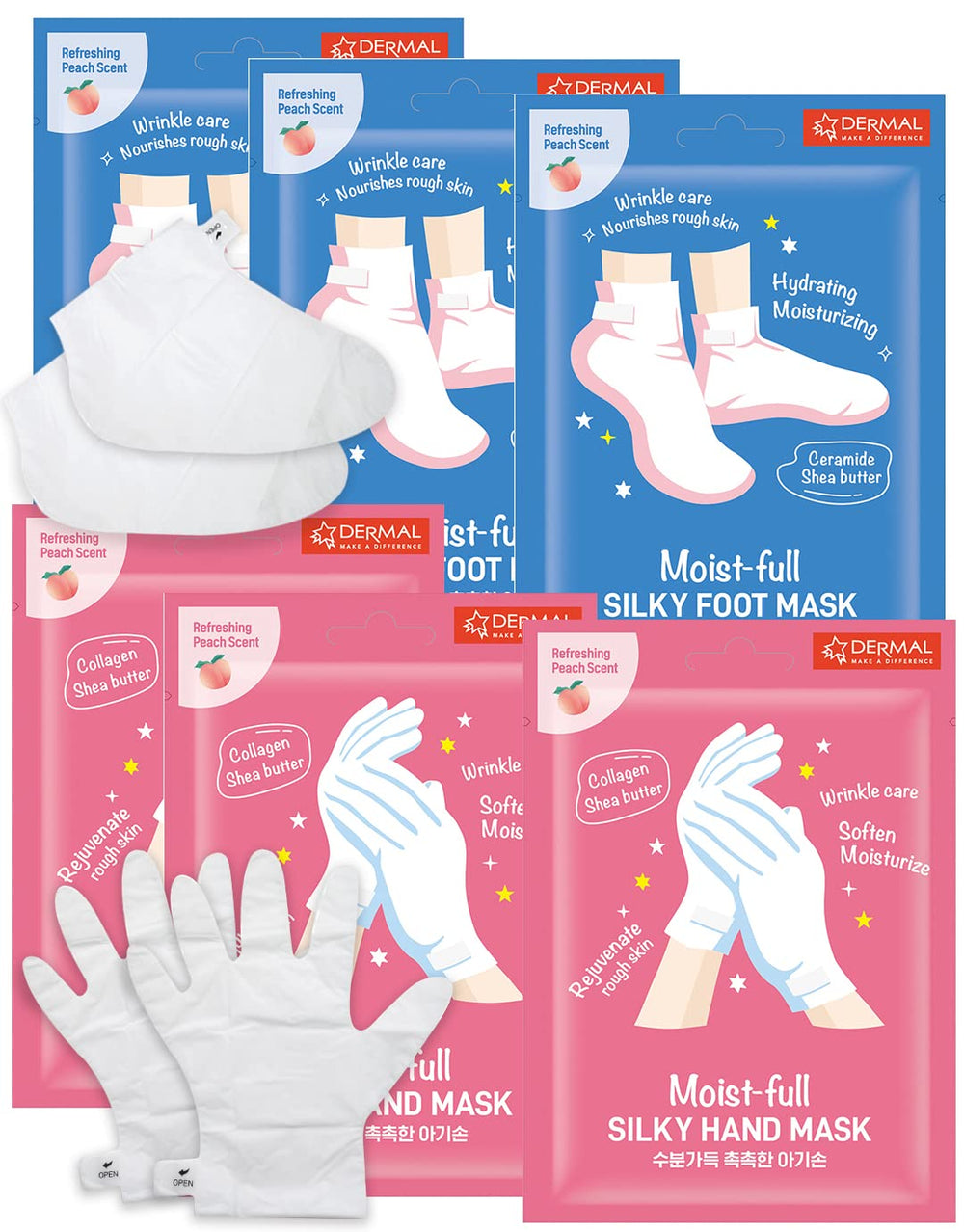 DERMAL Moistfull Silky Pieds — emballage et hydratation ciblée des pieds.