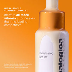 Dermalogica Biolumin-C Serum, pipette facilitant le dosage précis.