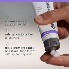 Dermalogica Calm Water Gel — sur peau: apaise et hydrate les zones sèches sans lourdeur.