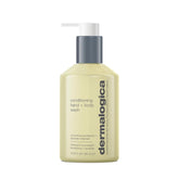 Dermalogica Gel Douche arbre-a-the eucalyptus sur bouteille, revitalisant pour la peau.