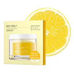 DERMALOGY Bio-Peel Lingettes Citron: exfoliation douce pour peau lumineuse.