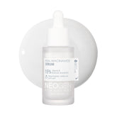 Sérum DERMALOGY Real 15% Niacinamide, bouteille lumineuse, éclat potentiel et pores plus uniformes.