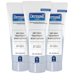 Dermasil: flacon de lotion corps pour hydratation durable.