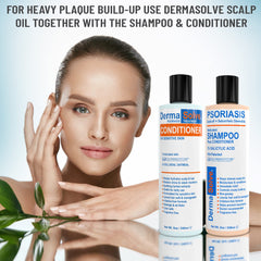 Dermasolve crème cuir chevelu, flacon, complément pour soins ciblés.